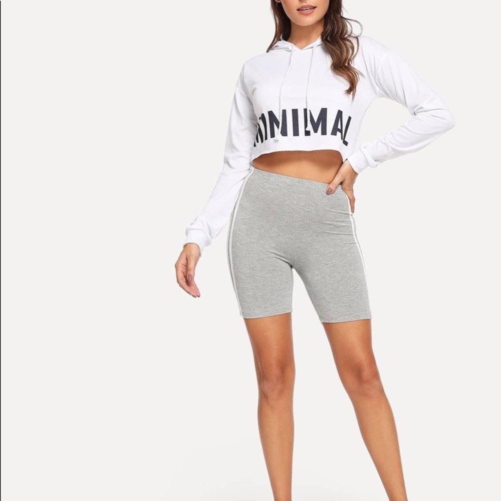 Day at the beach Striped Side Biker Shorts🥰😍